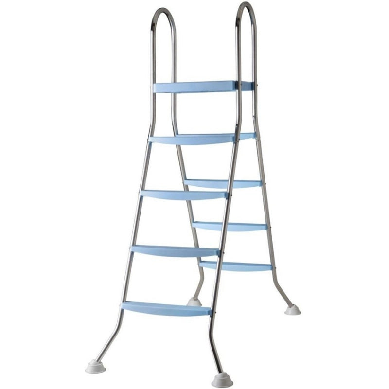 Scaletta a ponte Inox GRE 2x4 gradini  h 1,42 m - con piattaforma