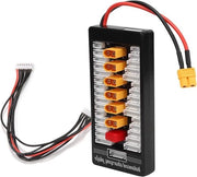 Caricatore Balance in parallelo con estensione XT60 per batterie LiPo 2-6S