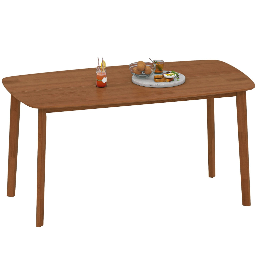 Tavolo da pranzo in legno allungabile ¨C zephmum ¨C marrone 150x80 cm