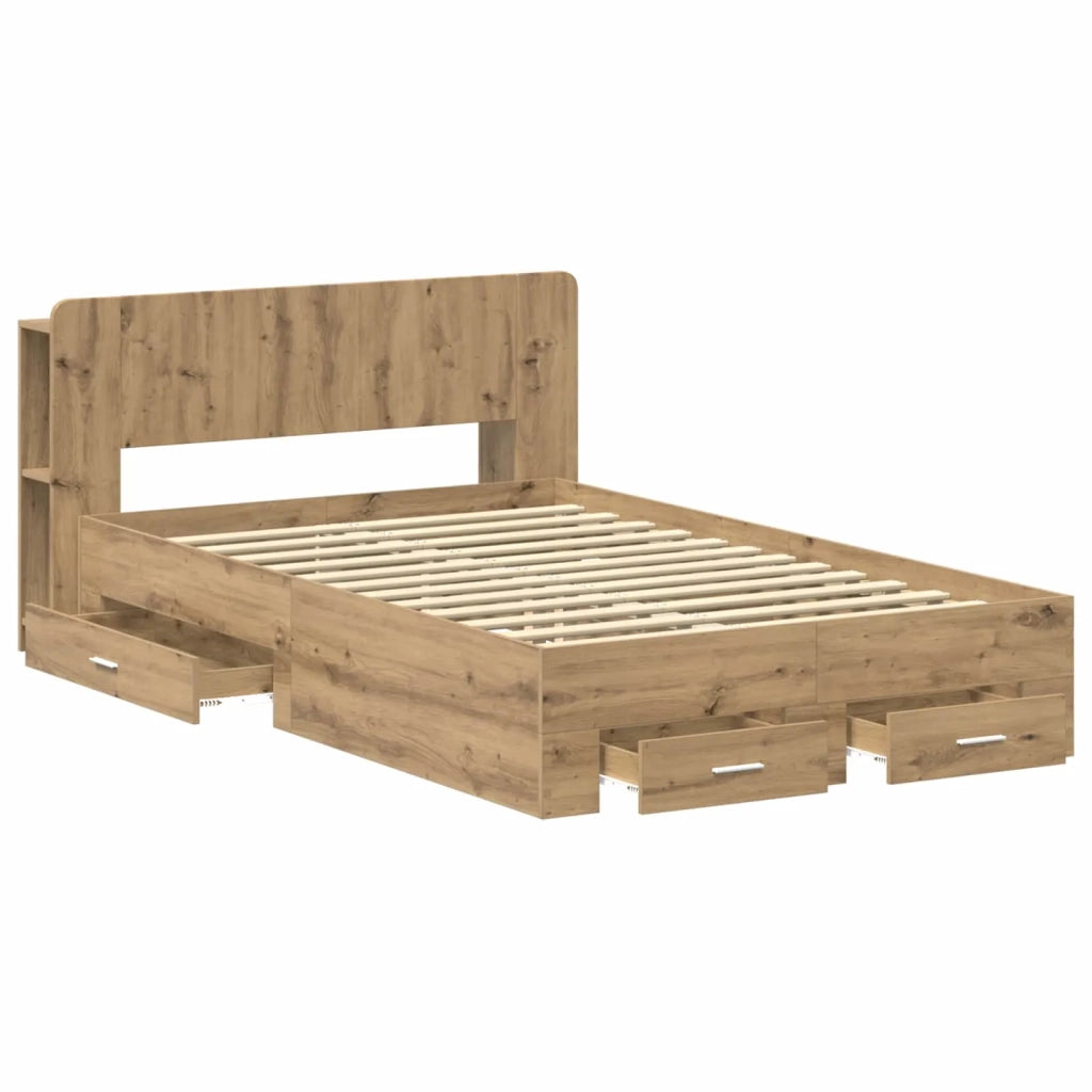 Telaio del letto con storage Rovere Artigianale 120 x 190 cm 3433733