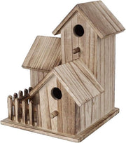 Casa per Uccelli in Legno di Platano, Cassetto per Nidi di Uccelli, Accessori per Animali Domestici, Decorazione per Esterni, Riparo per Uccelli.