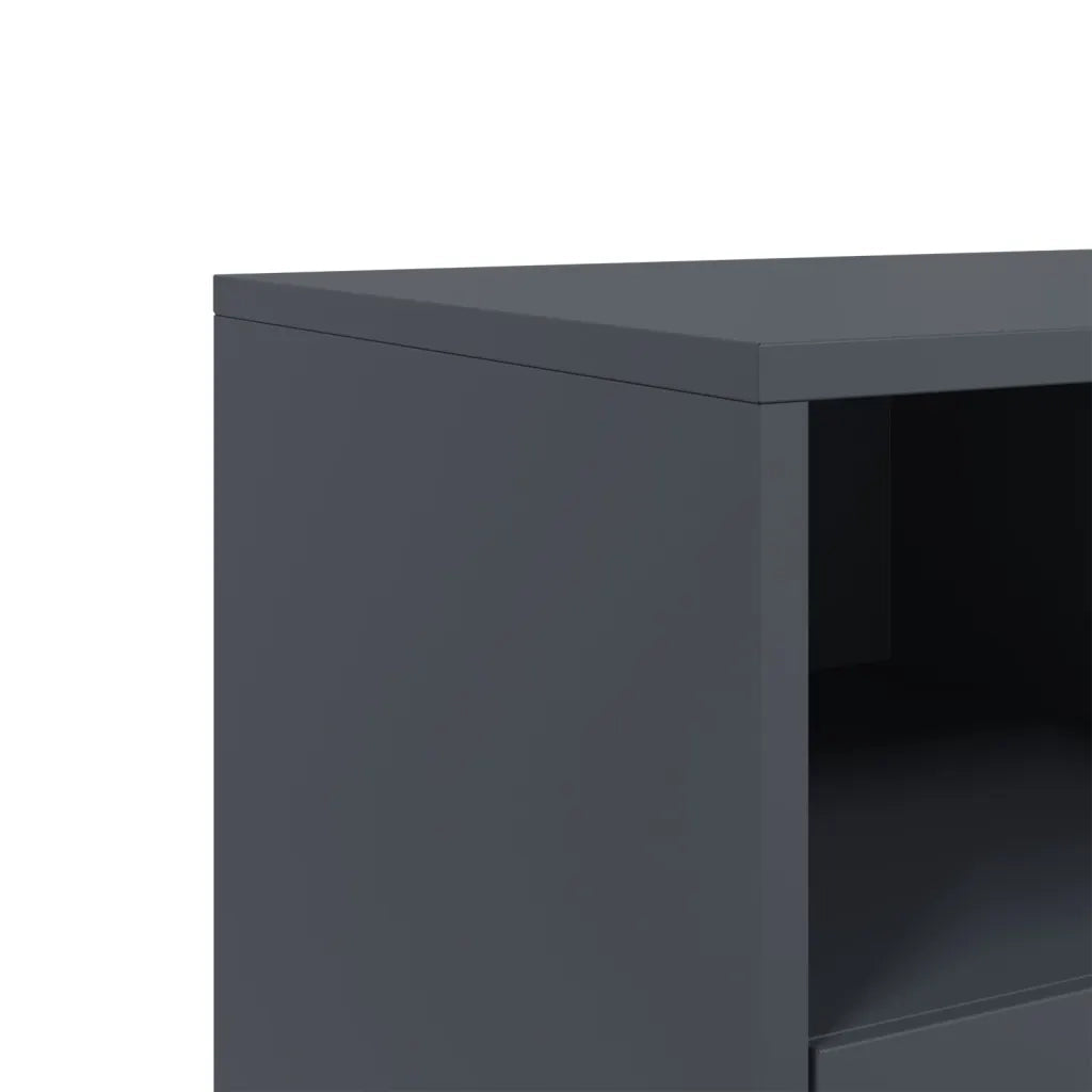 Mobile TV Antracite 68x39x60,5 cm in Acciaio 846550