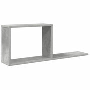 Scaffali flottanti Grigio Cemento 80 x 15 x 30 cm 8012322