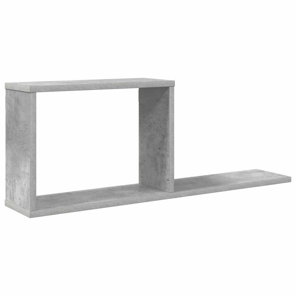 Scaffali flottanti Grigio Cemento 80 x 15 x 30 cm 8012322