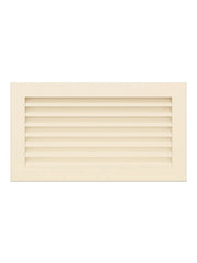 Griglia di ventilazione per camino Crema- Hide 17x30