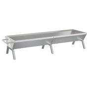 Vassoio per Barbecue Argento 158x42x31 cm Acciaio Inox CFW1560792