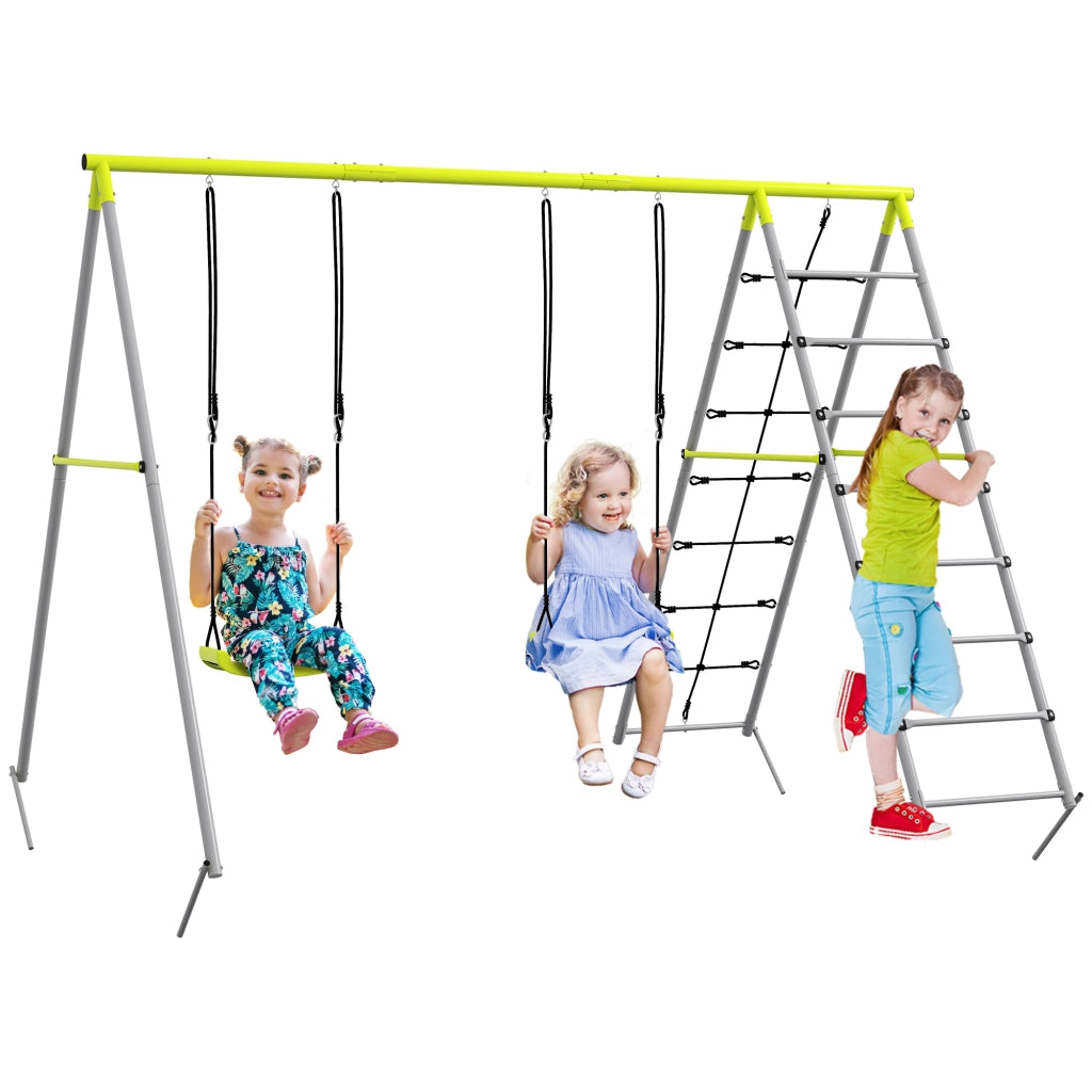 Portico per Altalene Bambini 4 in 1 ¨C zephmum ¨C Verde