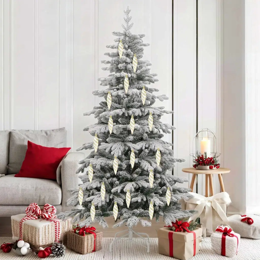 Palla a spirale di Natale 40 pz Oro Plastica CFW3041734