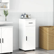 Mobile da Bagno con cassetto con porta Bianco 30 x 35 x 80 cm