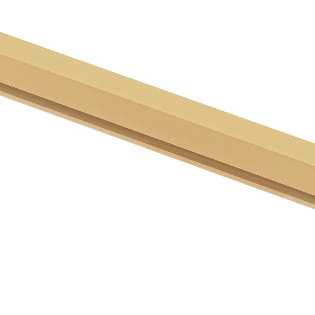 Porta Interni Sottile Oro 83x201,5cm Vetro Temperato Alluminio