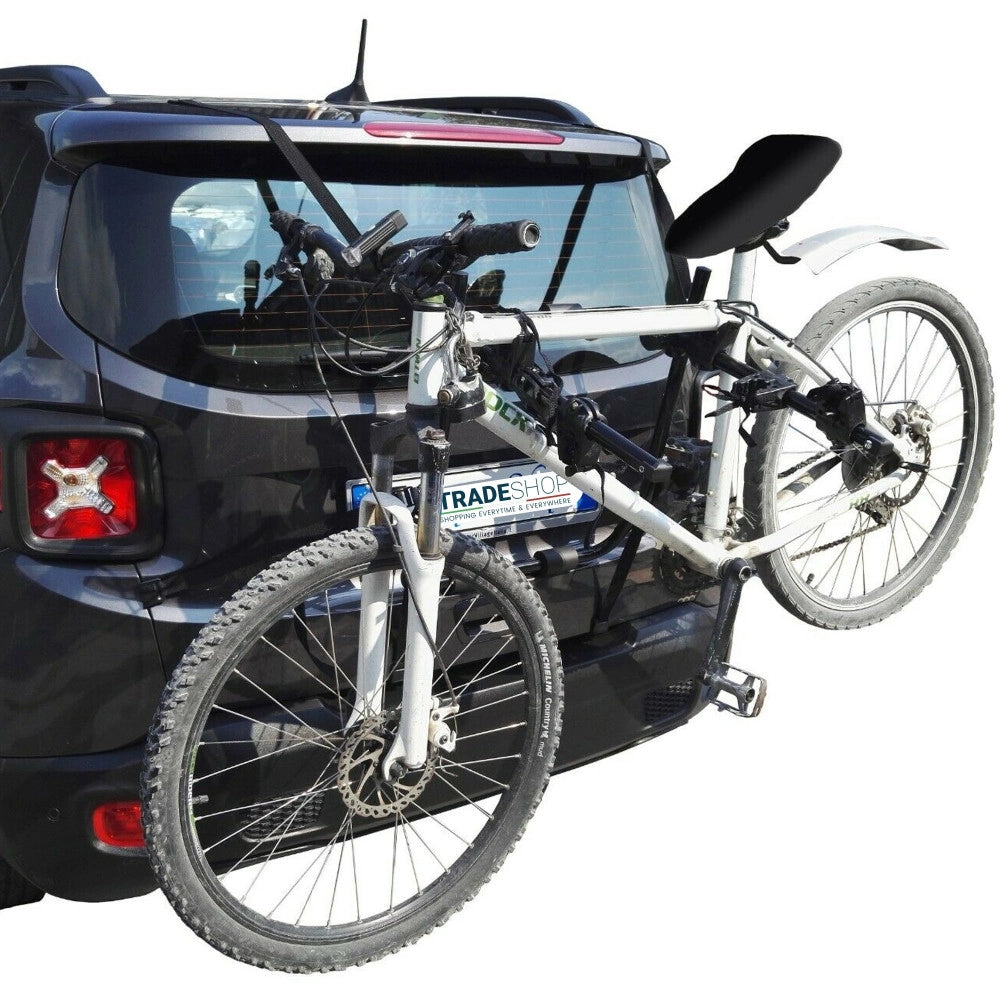 Trade Shop - Portabici Universale Posteriore Da Auto Per Trasporto Di 3 Bici O Mountain Bike -