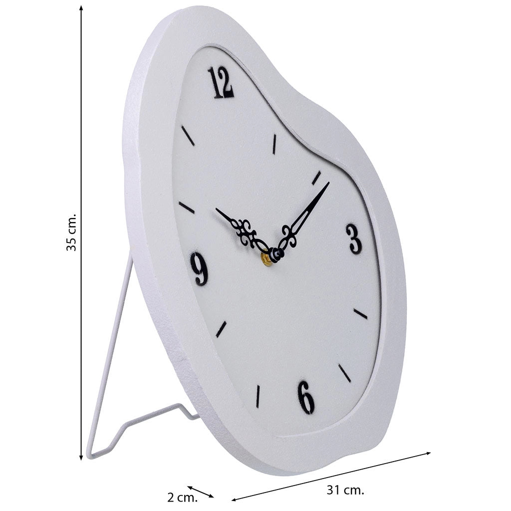 Orologio da tavolo metallo 31x02x35h cm