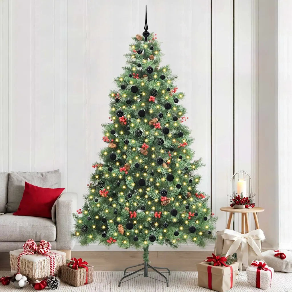 Albero di Natale artificiale Verde 240 cm PVC e Metallo 3395153