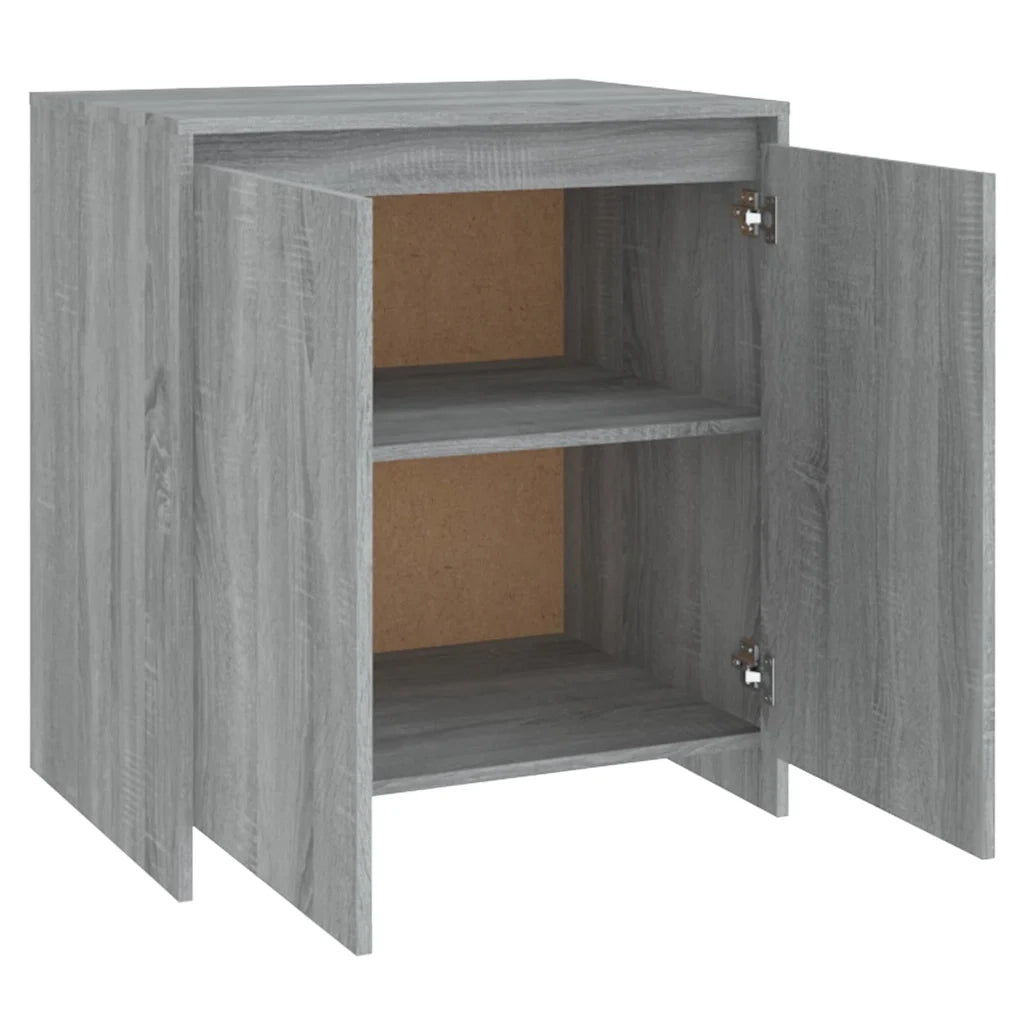 Credenza Grigio Sonoma 70x41x75 cm in Legno Multistrato cod mxl 8263