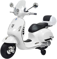 Piaggio Vespa GTS Elettrica 12V con Bauletto per Bambini Bianca