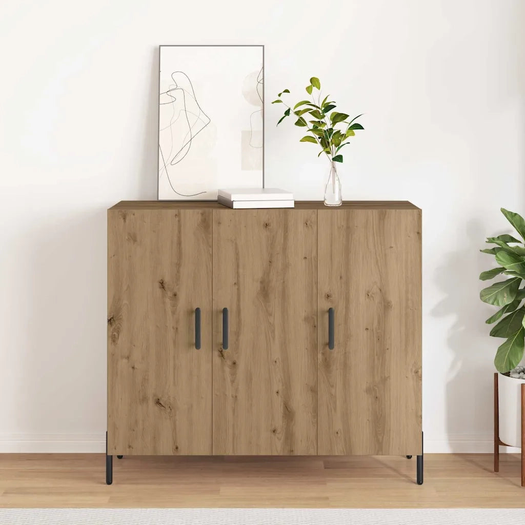 Credenza Rovere artigianale 90 x 34 x 80 cm Legno multistrato 869080