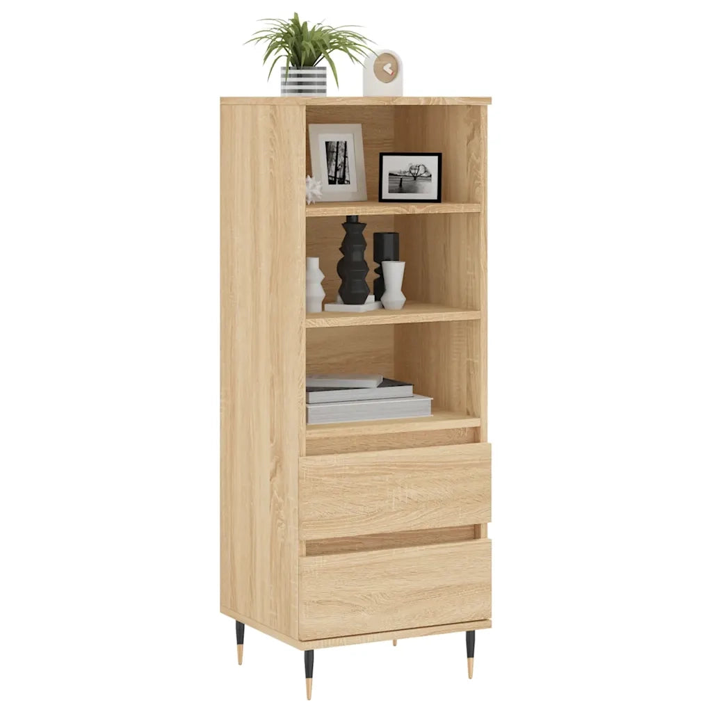 Credenza-Buffet-Armadio da cucina Rovere Sonoma 40x36x110 cm in Legno Multistrato 139554