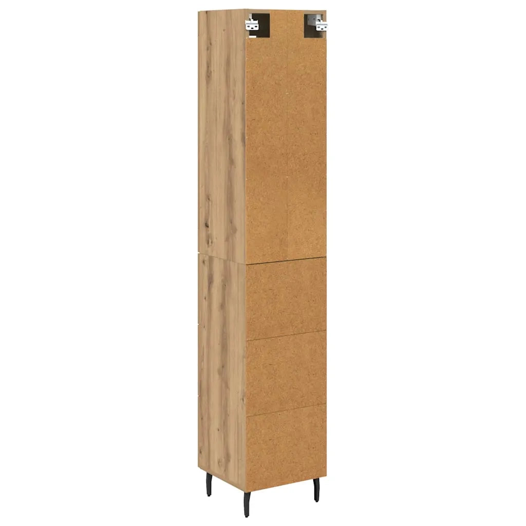 Credenza con cassetto Rovere artigianale 34,5 x 34 x 180 cm 3416015