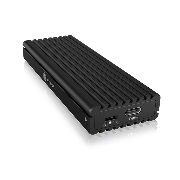 ICY BOX Case esterno per SSD M.2 NVMe con Type-C- 10 Gbit/s- toolless