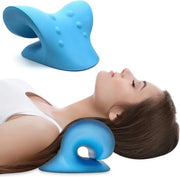 Apparecchio di massaggio per alleviare il dolore - Massaggiatrice cervicale e scapolare - Allevia la pressione di testa e collo - Allevia la pressione dorsale - Modello blu