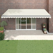 Tenda Sole Automatica Retrattile Crema 5x3 m 3154505