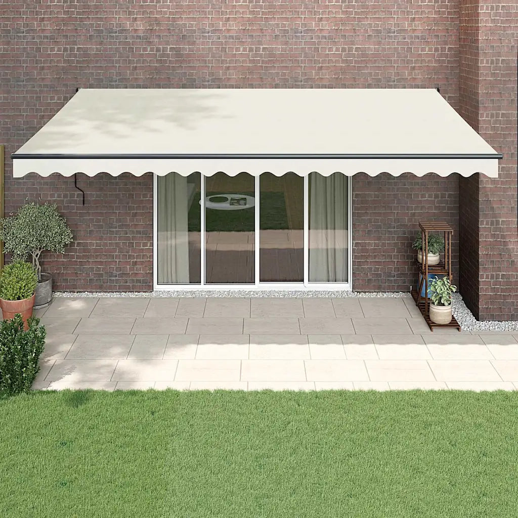 Tenda Sole Automatica Retrattile Crema 5x3 m 3154505