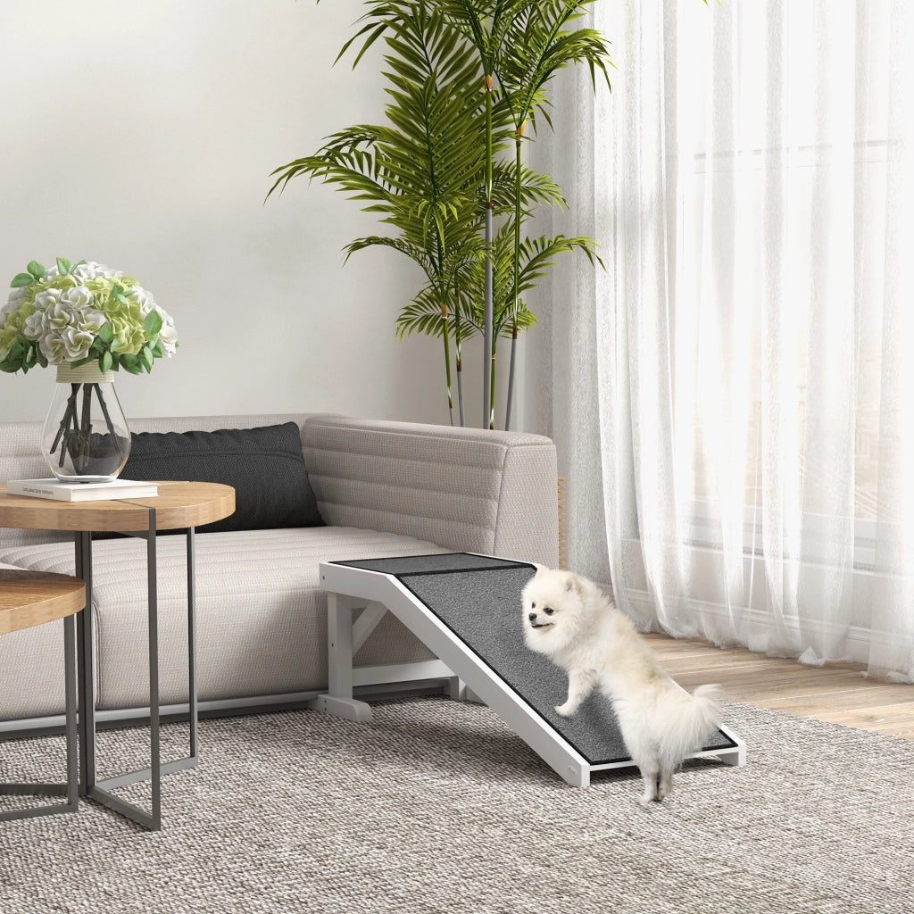 Rampa per Animali Domestici ¨C Minimal ¨C 125x40x35.5cm Legno Pino