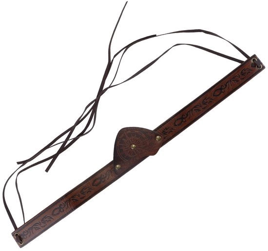 Occhiale da cosplay con estetica medievale/vichinga - imbottitura comoda - flessibile - sostenibile - imitazione di legno - adattabile