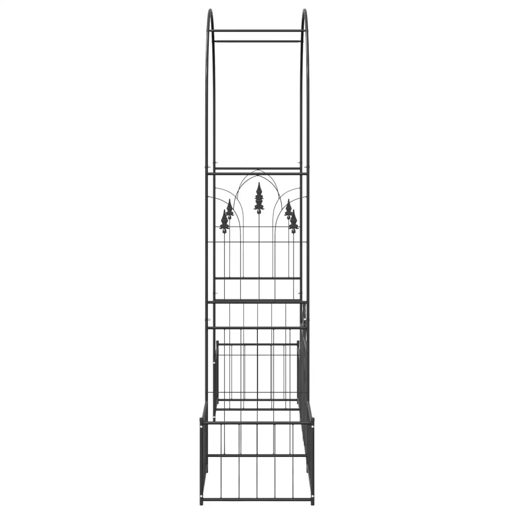 Arco da Giardino con blocco Nero 203 x 50 x 218 cm 42021346