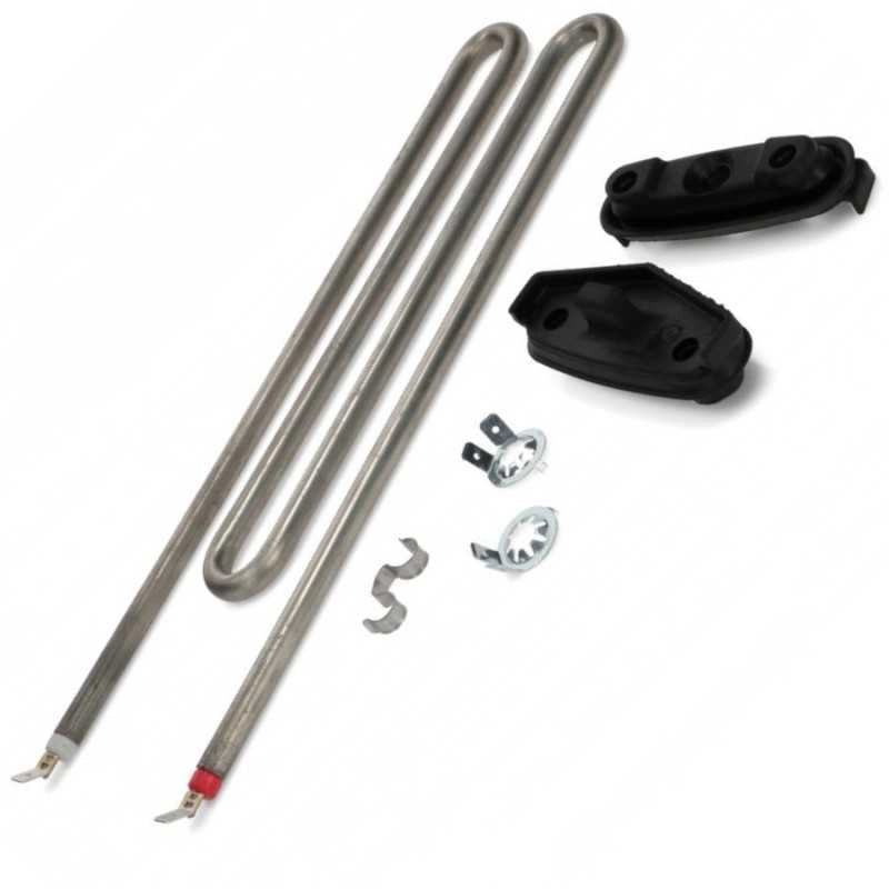 RESISTENZA LAVATRICE 2100W MIELE 6260483 2100W, 230V. Lunghezza: 295x225mm - MIELE