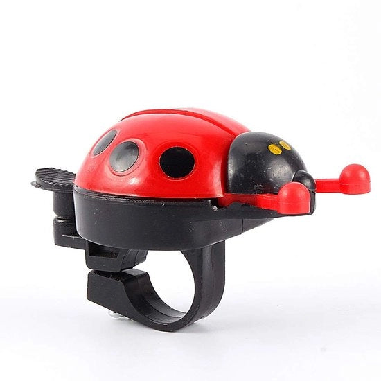 Pompa per Bicicletta per Bambini - Design Lieveheersbeestje - Suono Intenso - Facile da Installare - Accessorio per Bicicletta per Bambini - Aspetto Unico - Accessorio per Bicicletta