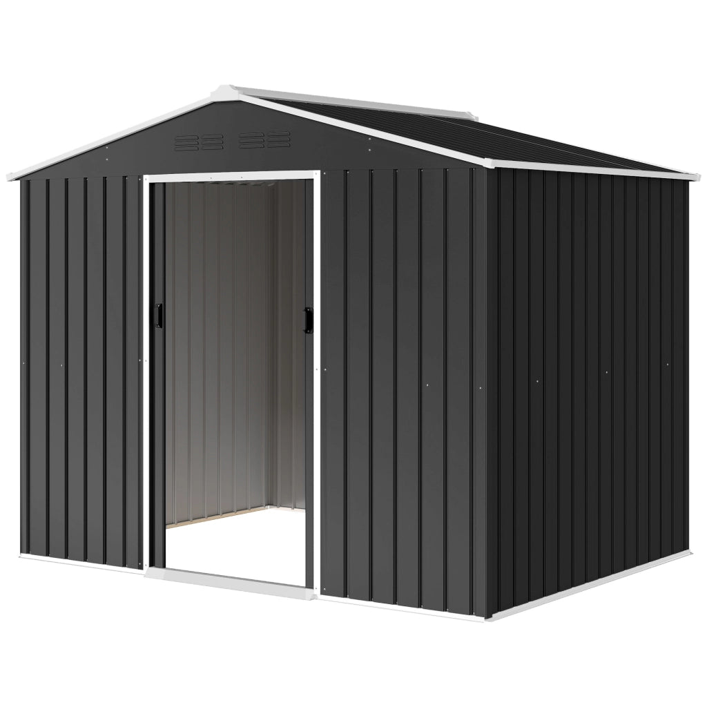 Casetta da Giardino ¨C zephmum ¨C Grigio Scuro Acciaio 230x170x? cm