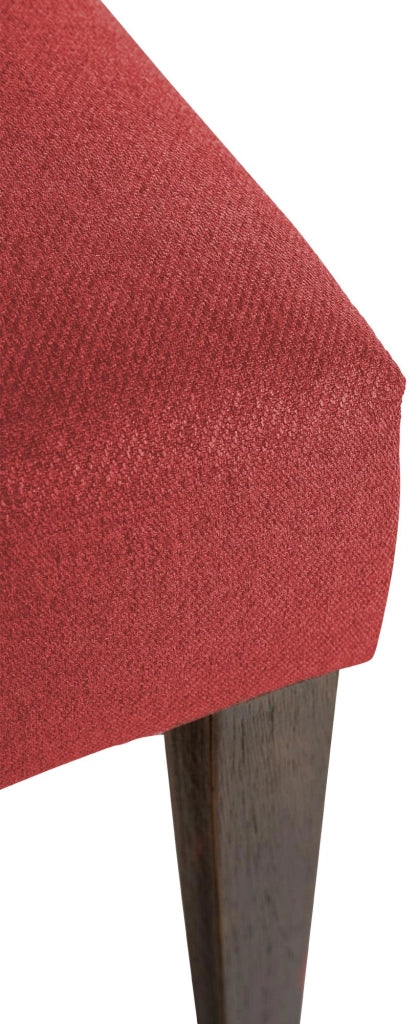 Sedia da cucina Lisburn design Chesterfield rosso,Tessuto