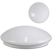 Trade Shop - Plafoniera Da Soffitto Bianca 12 Watt 24 Led Small Luce 3000k 4000k 6500k C-01-s - -bianco Caldo      -