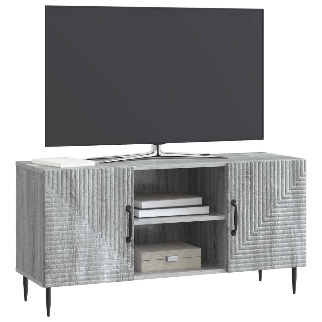 Mobile TV Grigio Sonoma 102 x 34,5 x 50 cm Legno ingegnerizzato 894931