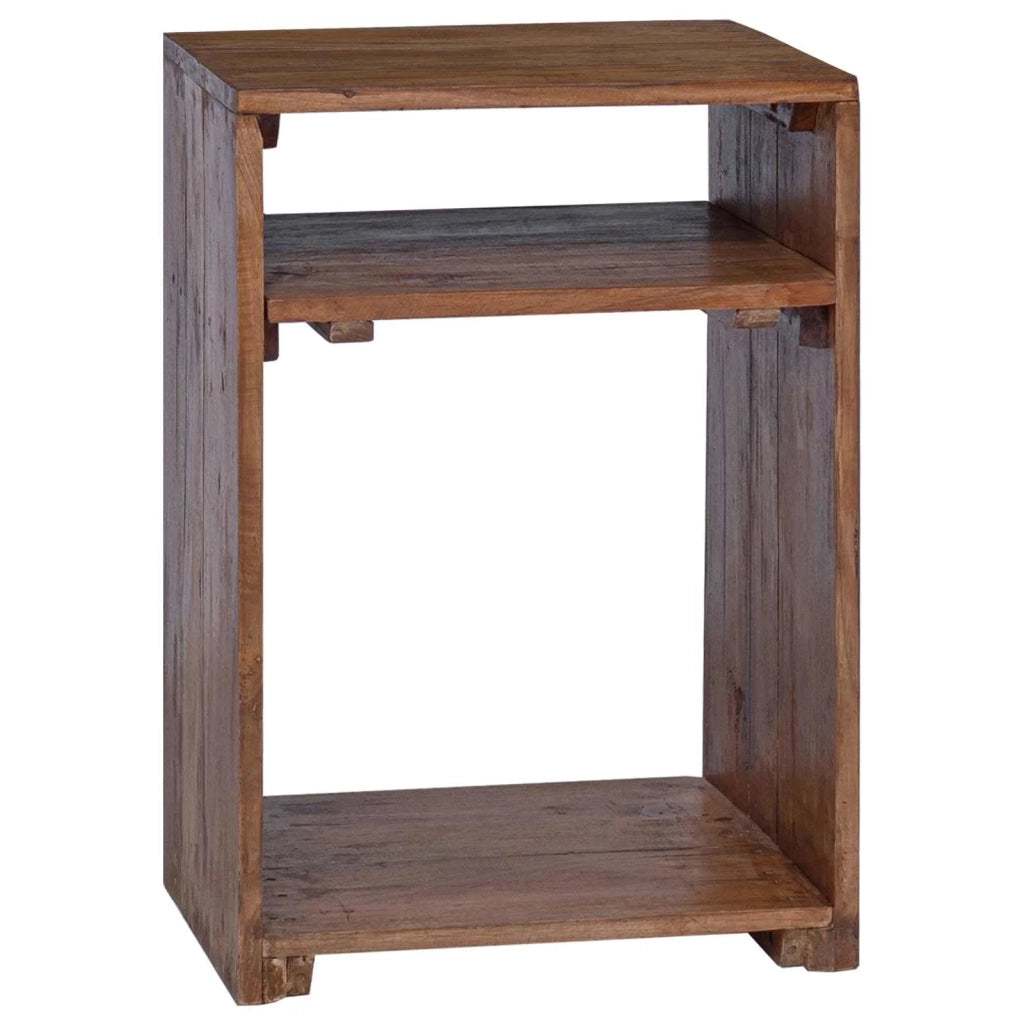 Tavolo Accent 3 pz Marrone Legno di Mogano Massello CFW2610987