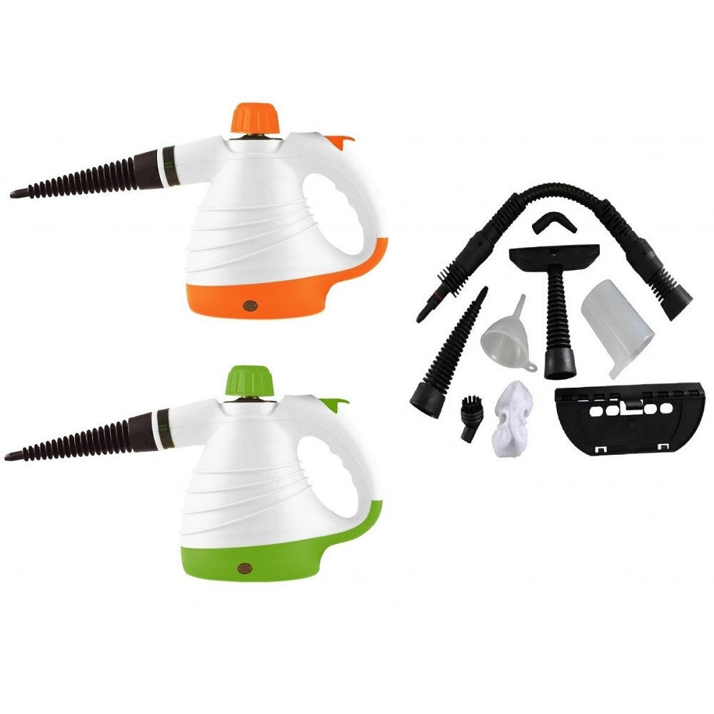 Trade Shop - Pulitore A Vapore Elettrico Portatile Multiuso 1050 Watt 400ml 105°c Accessori -