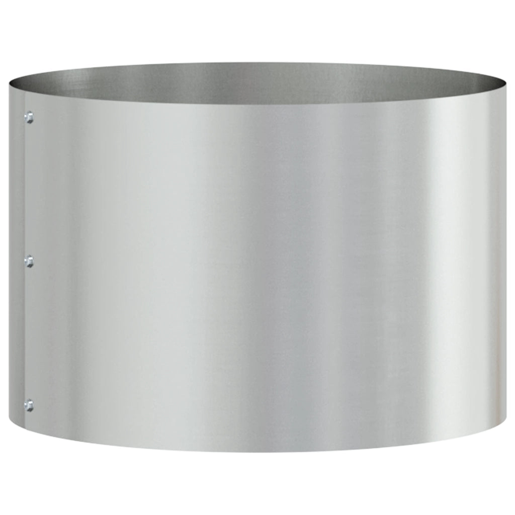 Vaso in metallo zincato Zincato Metallo zincato 30 cm di diametro
