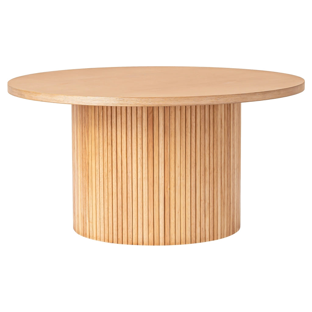 Tavolino da caff¨¨ in legno massello rotondo - Zephmum