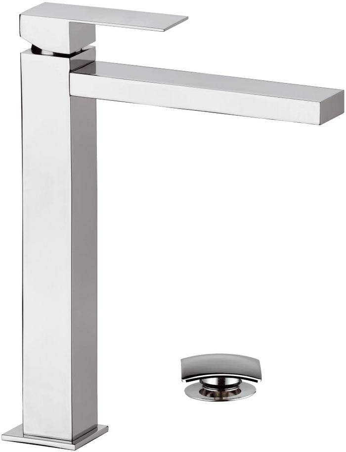 Rubinetto miscelatore extra alto per bacinelle serie q design