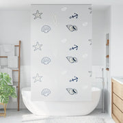 vidaXL Tenda a Rullo Doccia 140x240 cm Larghezza Tessuto 136 cm