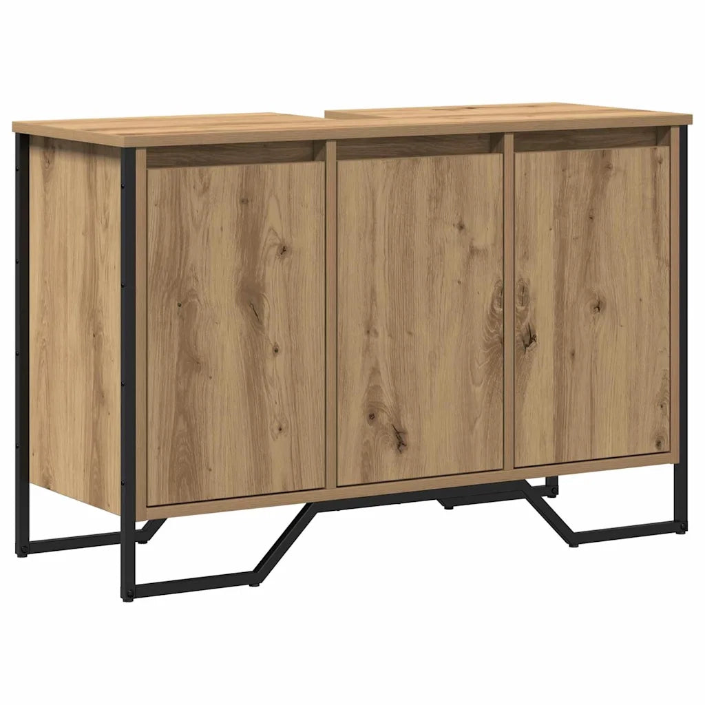 Mobiletto per Lavabo-Armadietto da bagno Altro Rovere artigianale 91 x 35 x 60 cm