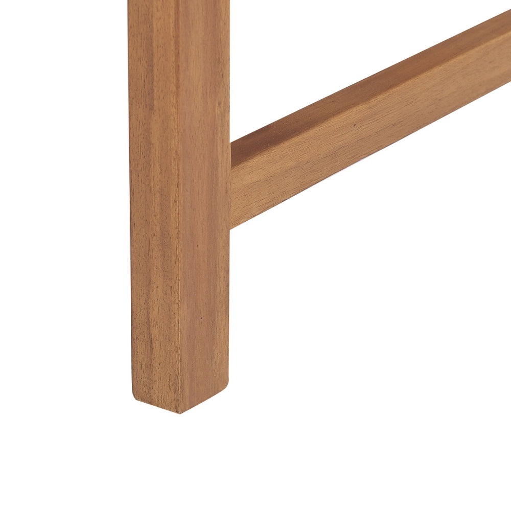Panchina da esterno 2 posti in legno di acacia 50 x 110 cm Mobili da balcone