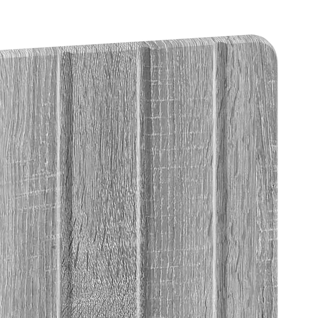 Testiera da Muro ZWOLLE Sonoma grigio Legno ingegnerizzato 896541