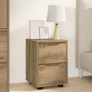 Comodino-Tavolino da notte Rovere artigianale 30,5 x 30 x 43 cm Legno multistrato