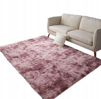 Tappeto shaggy rosa 100x150 cm