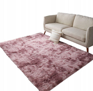 Tappeto shaggy rosa 100x150 cm