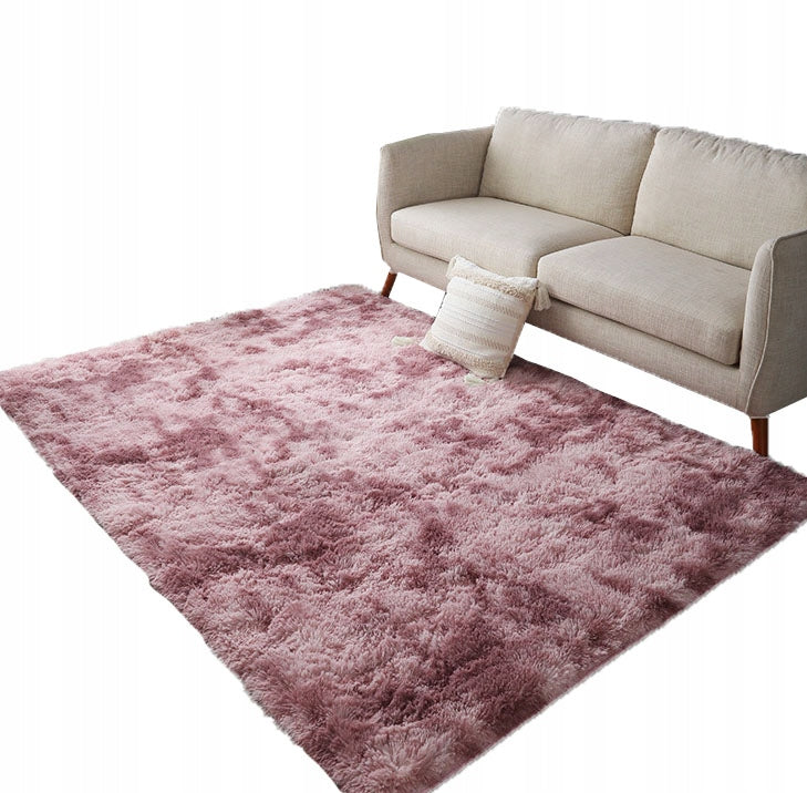 Tappeto shaggy rosa 100x150 cm