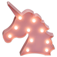 LAMPADA UNICORNO ROSA 11 LED