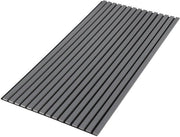 Set di 6 pannelli acustici - Grigio - Tela nera - 60 x 120 x 2,1 cm